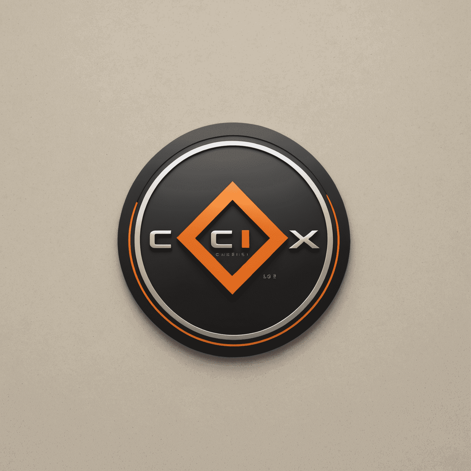 Chassix logo - een modern en strak ontwerp met oranje accenten